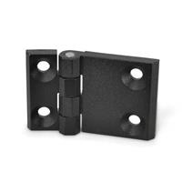 GN 237 Hinge Horizontally Elongated Zinc Die Casting Stainless Steel